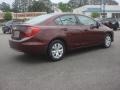 Crimson Pearl - Civic LX Sedan Photo No. 5