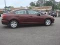 Crimson Pearl - Civic LX Sedan Photo No. 6