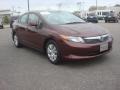 Crimson Pearl - Civic LX Sedan Photo No. 7