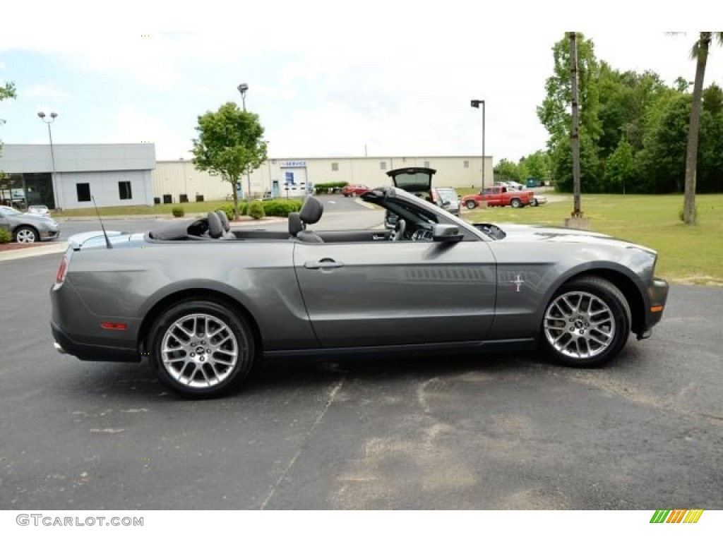 2012 Mustang V6 Premium Convertible - Sterling Gray Metallic / Charcoal Black photo #4