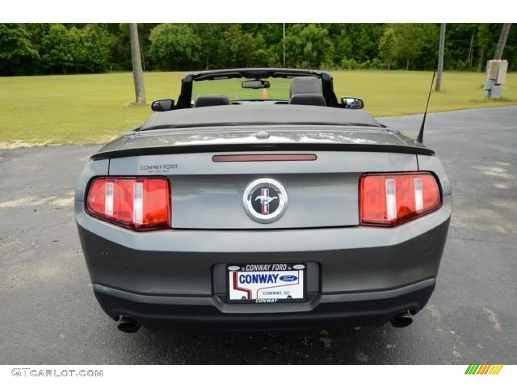 2012 Mustang V6 Premium Convertible - Sterling Gray Metallic / Charcoal Black photo #6