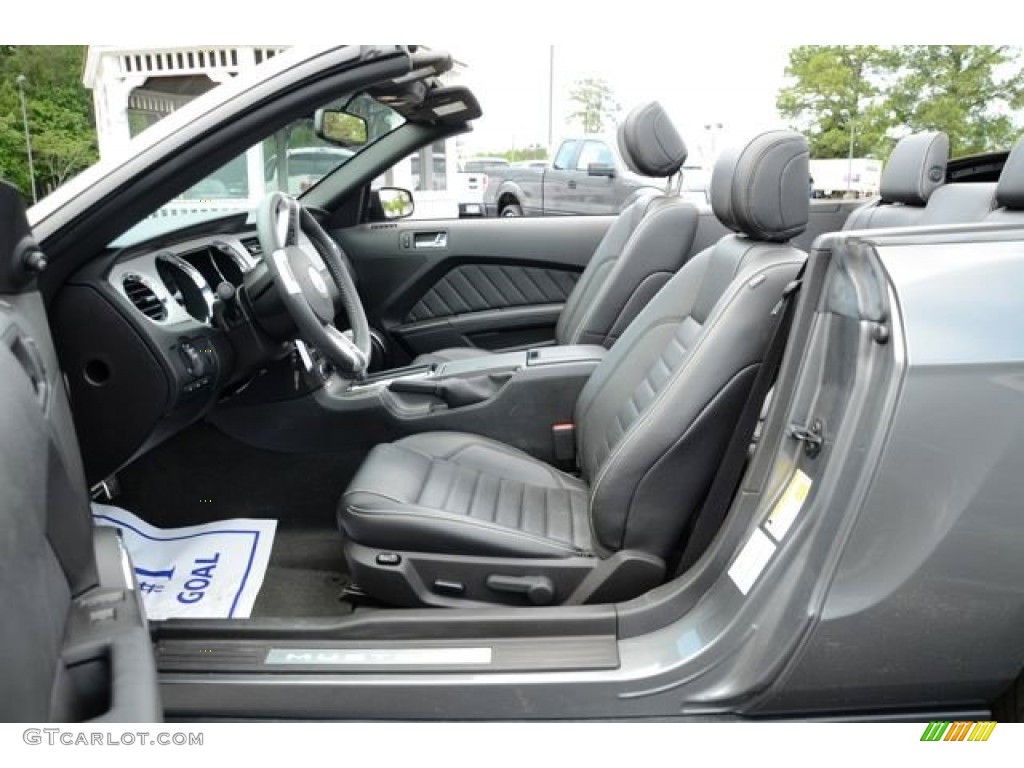 2012 Mustang V6 Premium Convertible - Sterling Gray Metallic / Charcoal Black photo #12