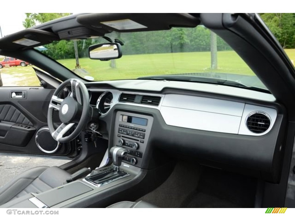 2012 Mustang V6 Premium Convertible - Sterling Gray Metallic / Charcoal Black photo #20