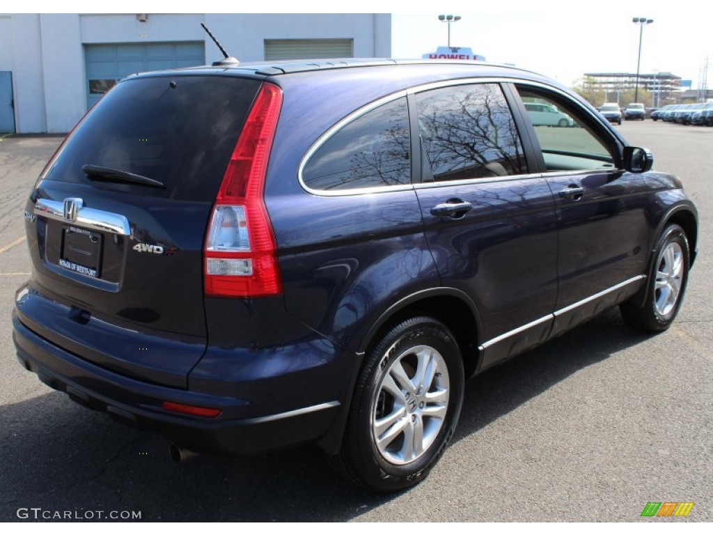 2010 CR-V EX-L AWD - Royal Blue Pearl / Gray photo #6