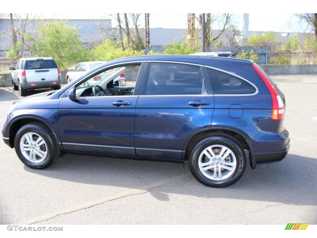 2010 CR-V EX-L AWD - Royal Blue Pearl / Gray photo #11