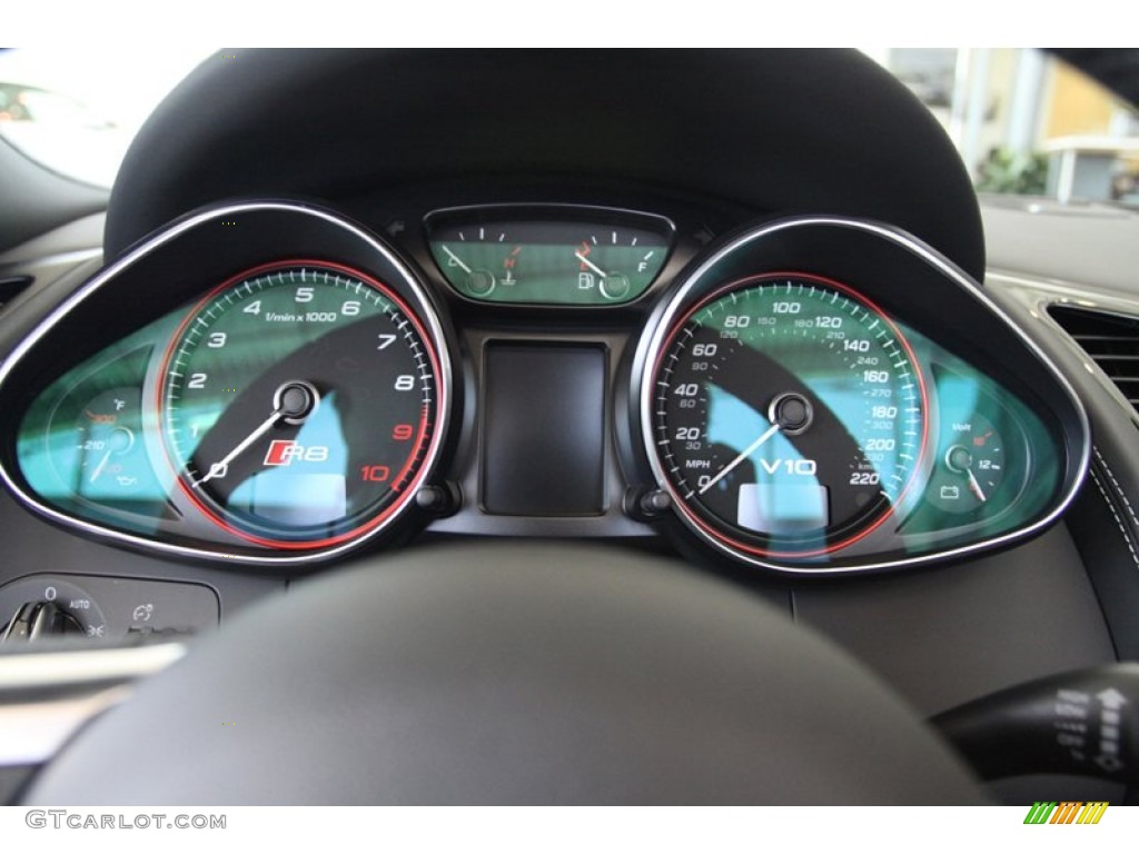 2014 Audi R8 Spyder V10 Gauges Photo #80735273