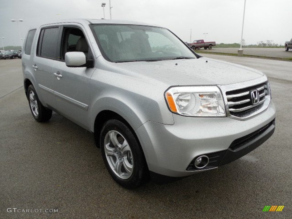 Alabaster Silver Metallic 2013 Honda Pilot EX-L 4WD Exterior Photo #80735661