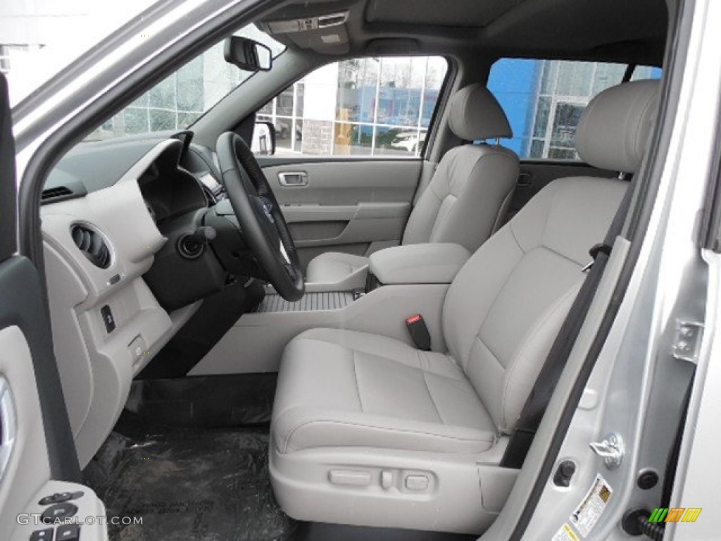 Gray Interior 2013 Honda Pilot EX-L 4WD Photo #80735709