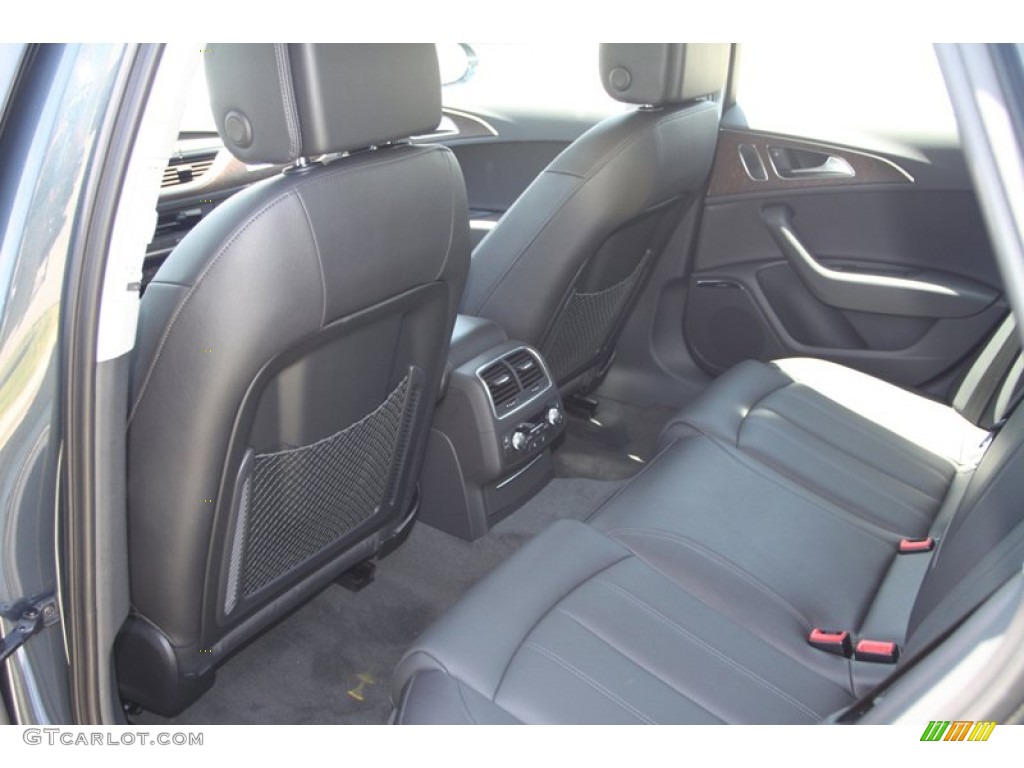 Black Interior 2013 Audi A6 3.0T quattro Sedan Photo #80735895