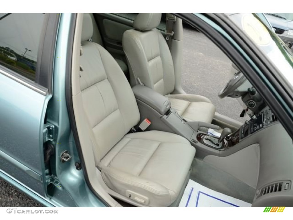 2002 Maxima GLE - Sherwood Green Pearl / Blond photo #16