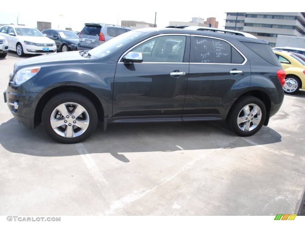 Ashen Gray Metallic 2012 Chevrolet Equinox LTZ Exterior Photo #80736400
