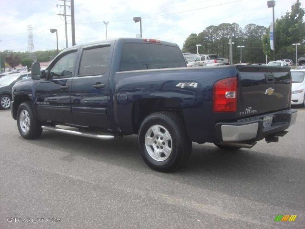 2009 Silverado 1500 LT Crew Cab 4x4 - Imperial Blue Metallic / Ebony photo #5