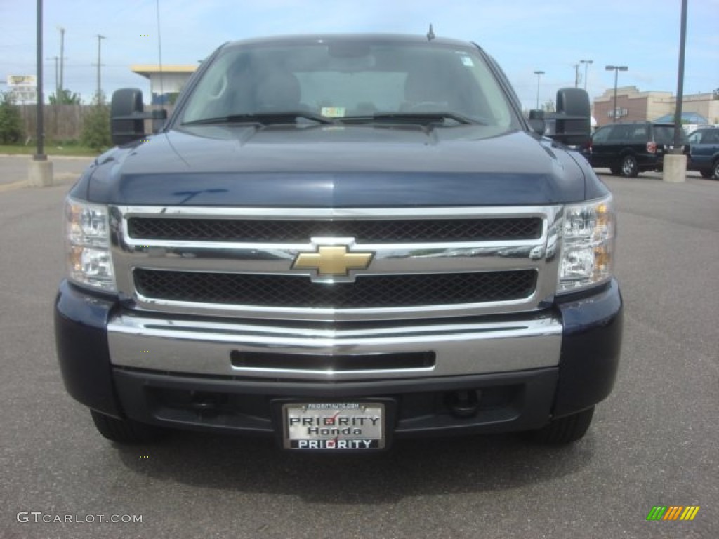 2009 Silverado 1500 LT Crew Cab 4x4 - Imperial Blue Metallic / Ebony photo #10