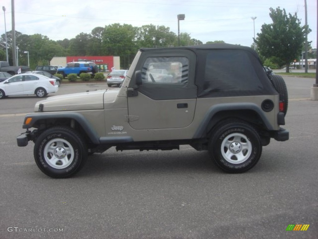 2004 Wrangler SE 4x4 - Light Khaki Metallic / Khaki photo #3