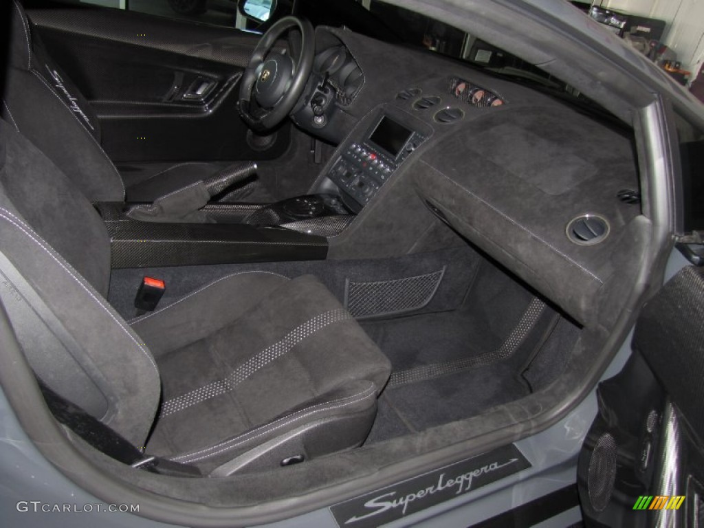 Nero Superleggera Interior 2008 Lamborghini Gallardo Superleggera Photo #80737589