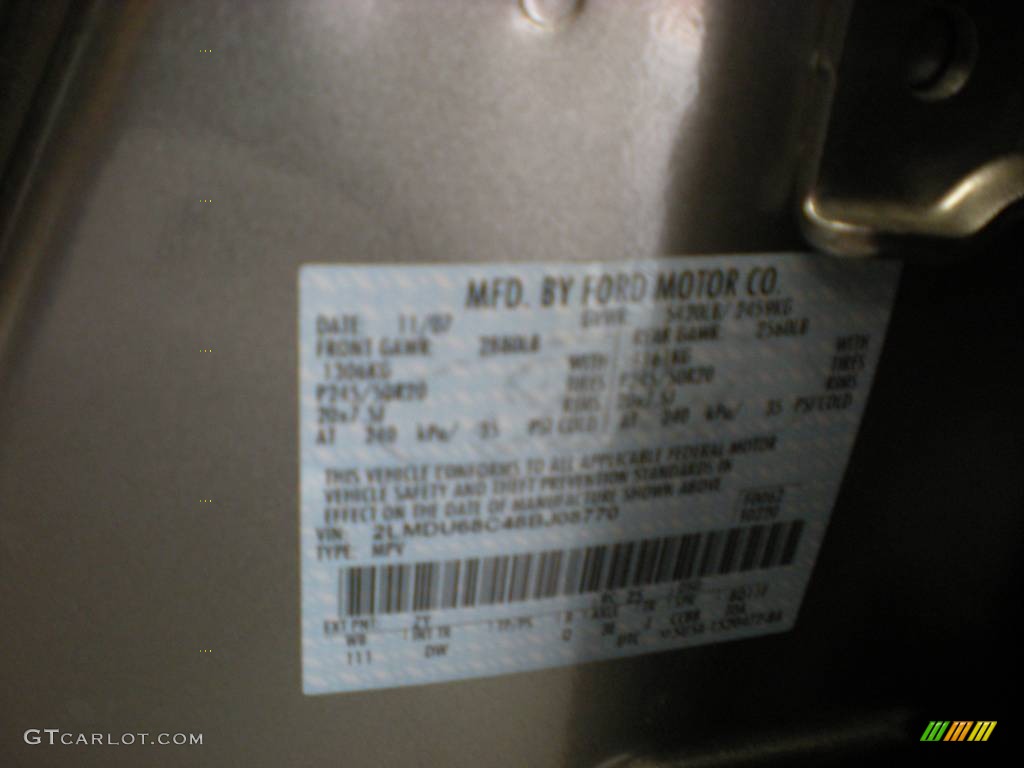 2008 MKX Limited Edition - Vapor Silver Metallic / Charcoal Black/Medium Light Stone photo #21