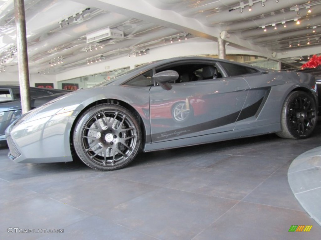 2008 Gallardo Superleggera - Grigio Telesto Metallic (Grey) / Nero Superleggera photo #11