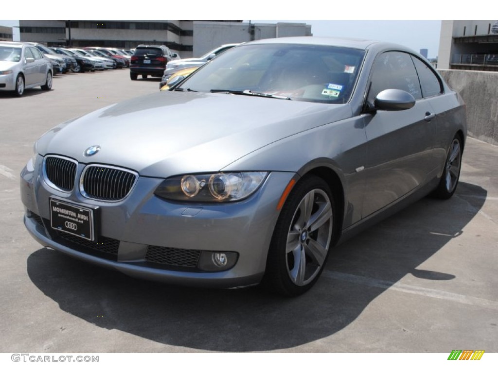 2009 3 Series 335i Coupe - Space Grey Metallic / Black photo #3