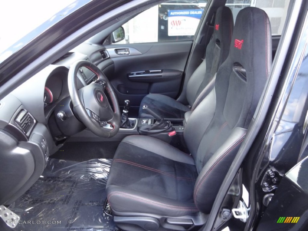 STi Black Alcantara/Carbon Black Interior 2012 Subaru Impreza WRX STi 4 Door Photo #80738310