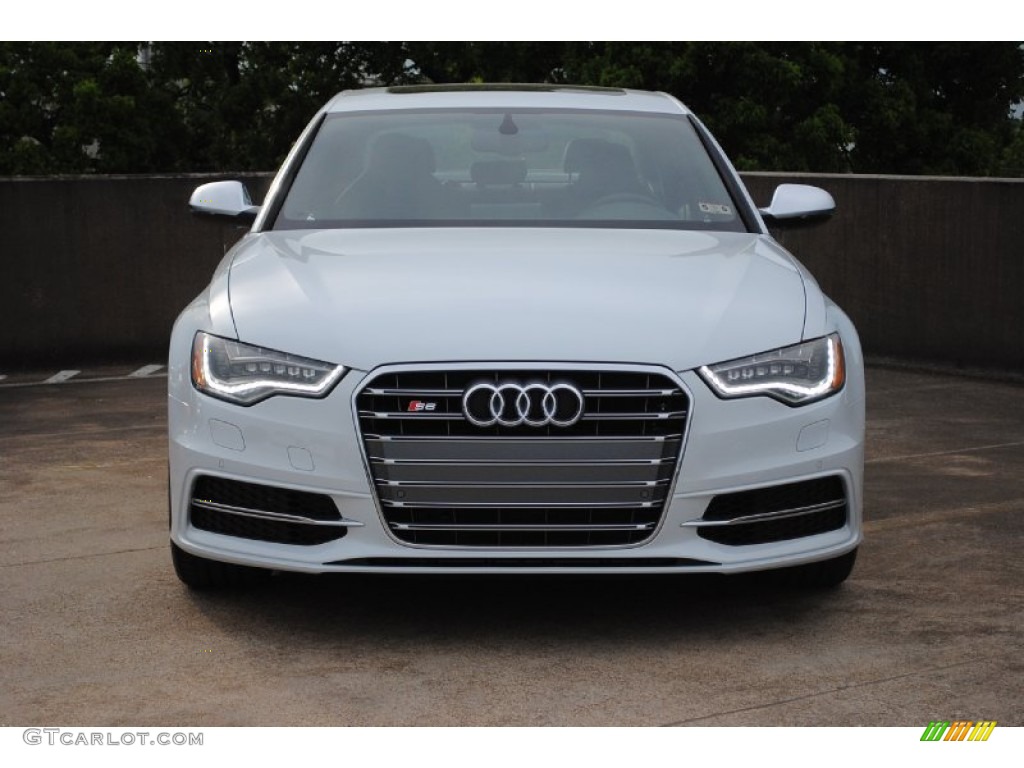 2013 S6 4.0 TFSI quattro Sedan - Glacier White Metallic / Black photo #2