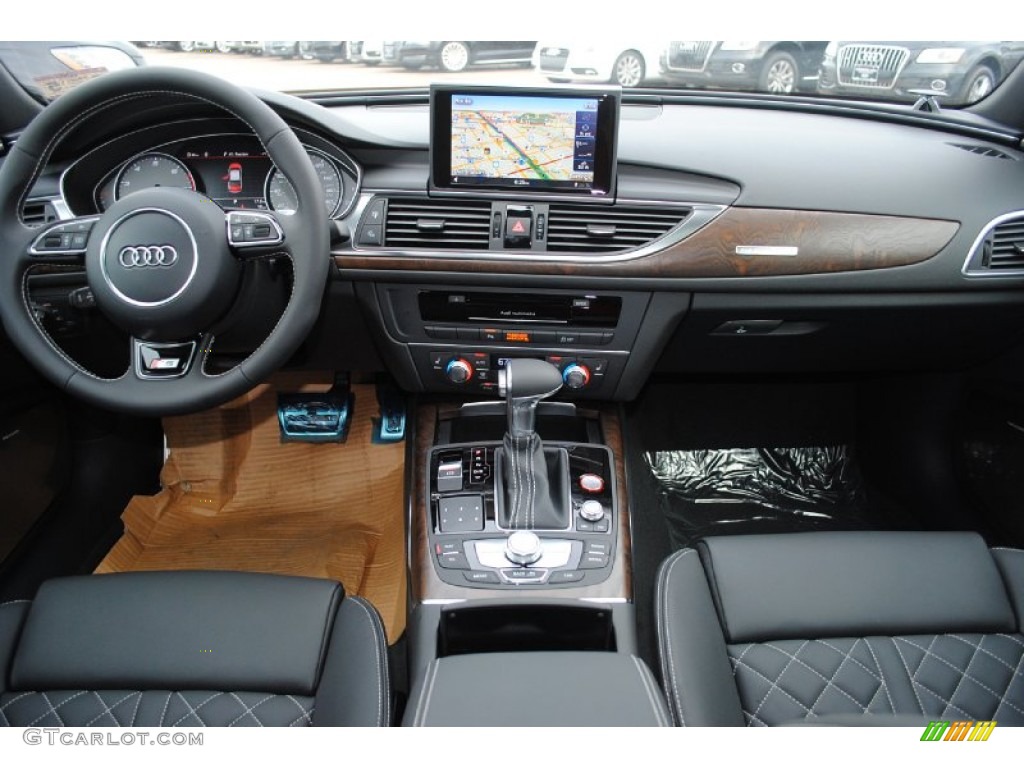 2013 Audi S6 4.0 TFSI quattro Sedan Black Dashboard Photo #80739534