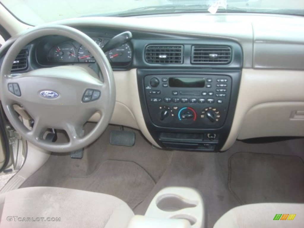 2000 Ford Taurus SE Medium Parchment Dashboard Photo #80739897