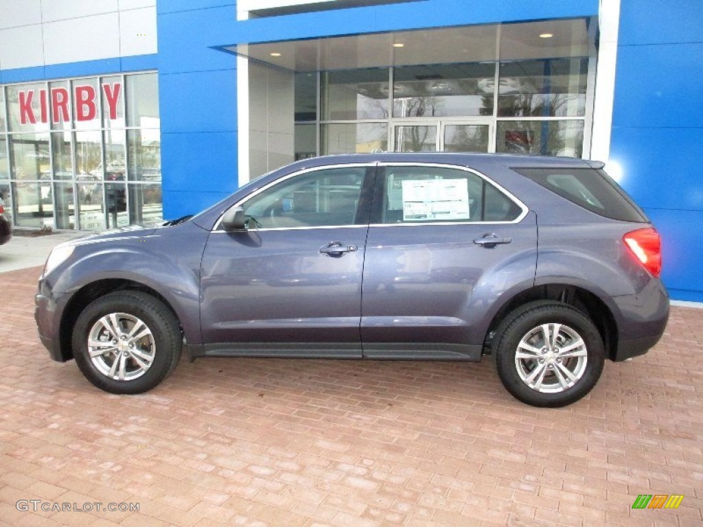 2013 Equinox LS - Atlantis Blue Metallic / Jet Black photo #13