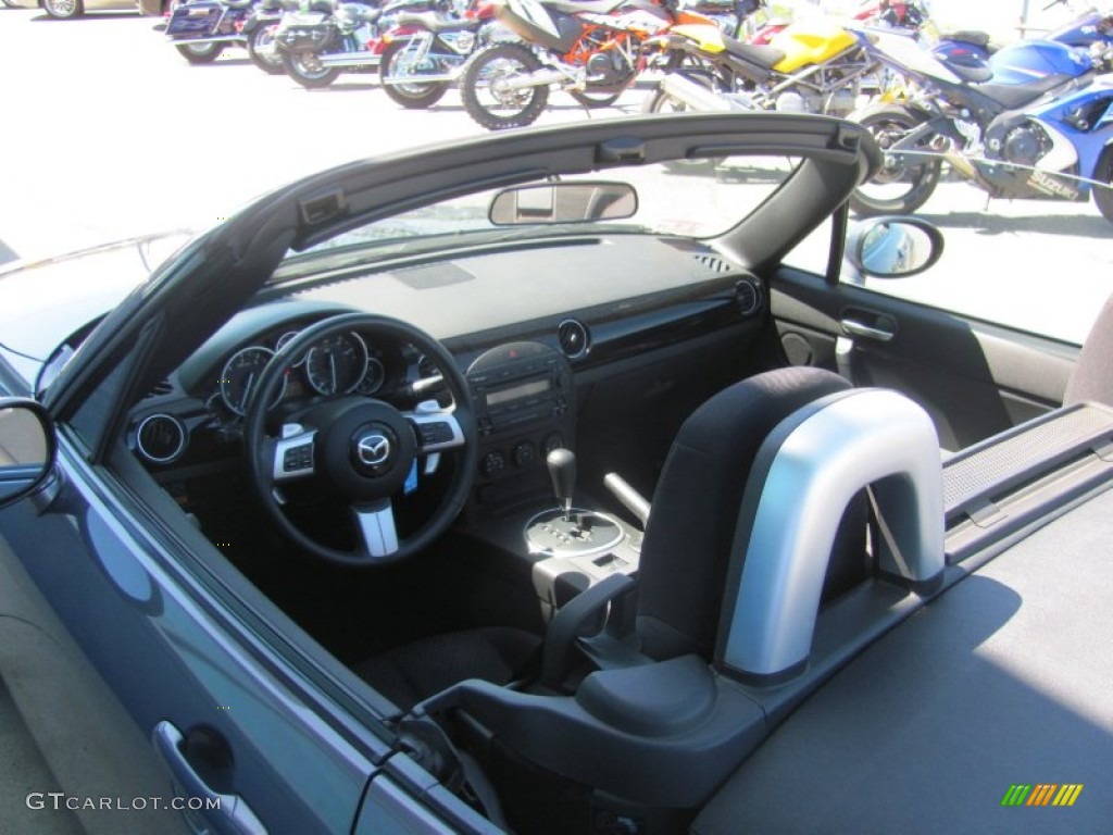 2006 MX-5 Miata Touring Roadster - Galaxy Gray Metallic / Black photo #14