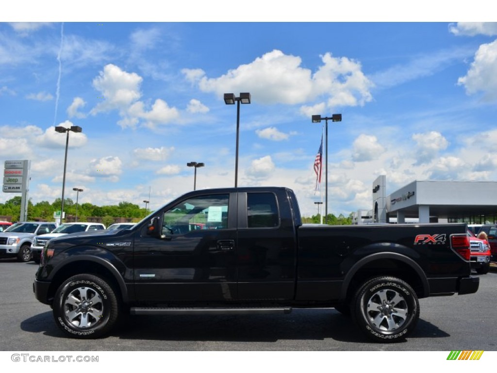 Tuxedo Black Metallic 2013 Ford F150 FX4 SuperCab 4x4 Exterior Photo #80742381