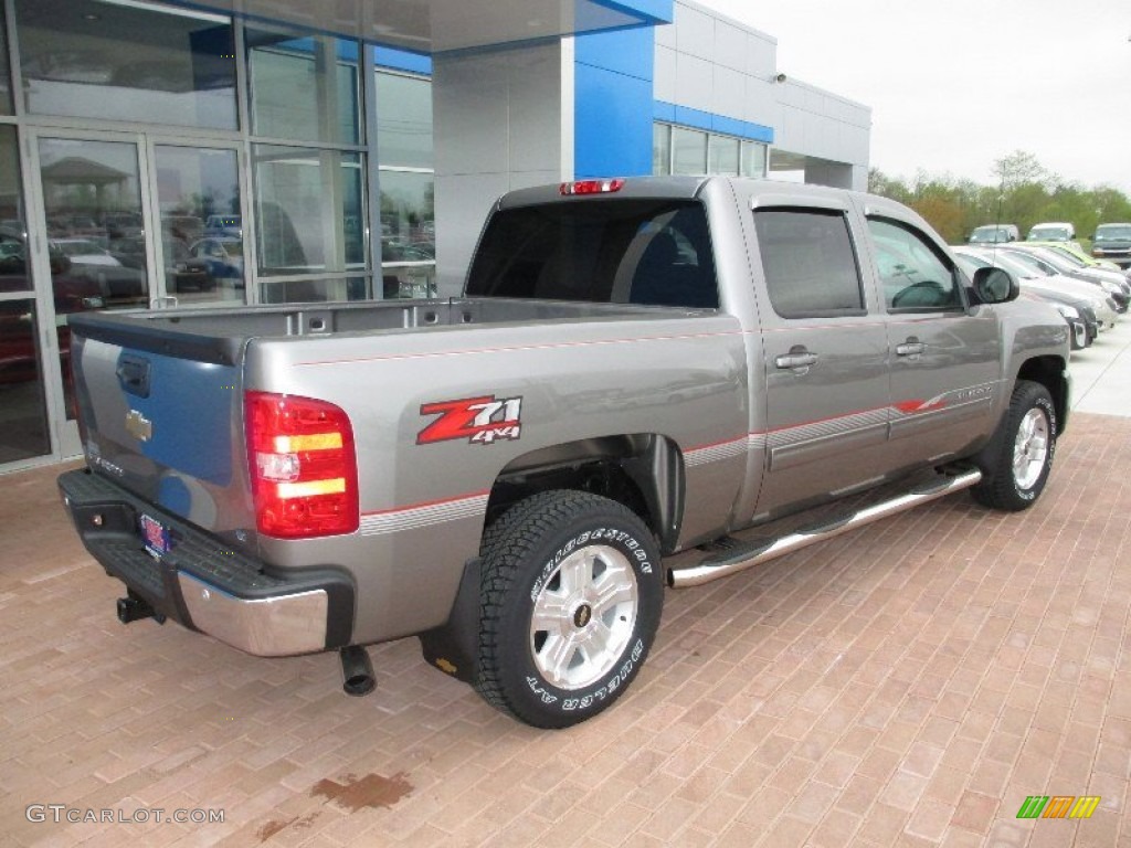 2013 Silverado 1500 LT Crew Cab 4x4 - Graystone Metallic / Ebony photo #11