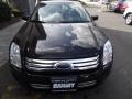 2009 Tuxedo Black Metallic Ford Fusion SE Blue Suede  photo #12