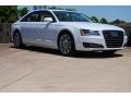 Glacier White Metallic - A8 L 4.0T quattro Photo No. 1