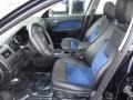 Alcantara Blue Suede/Charcoal Black Leather Interior Photo for 2009 Ford Fusion #80742888