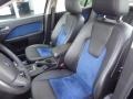 Front Seat of 2009 Fusion SE Blue Suede