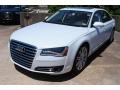 Glacier White Metallic - A8 L 4.0T quattro Photo No. 3