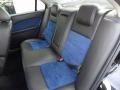 Alcantara Blue Suede/Charcoal Black Leather Rear Seat Photo for 2009 Ford Fusion #80742970