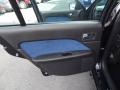 Alcantara Blue Suede/Charcoal Black Leather Door Panel Photo for 2009 Ford Fusion #80743182