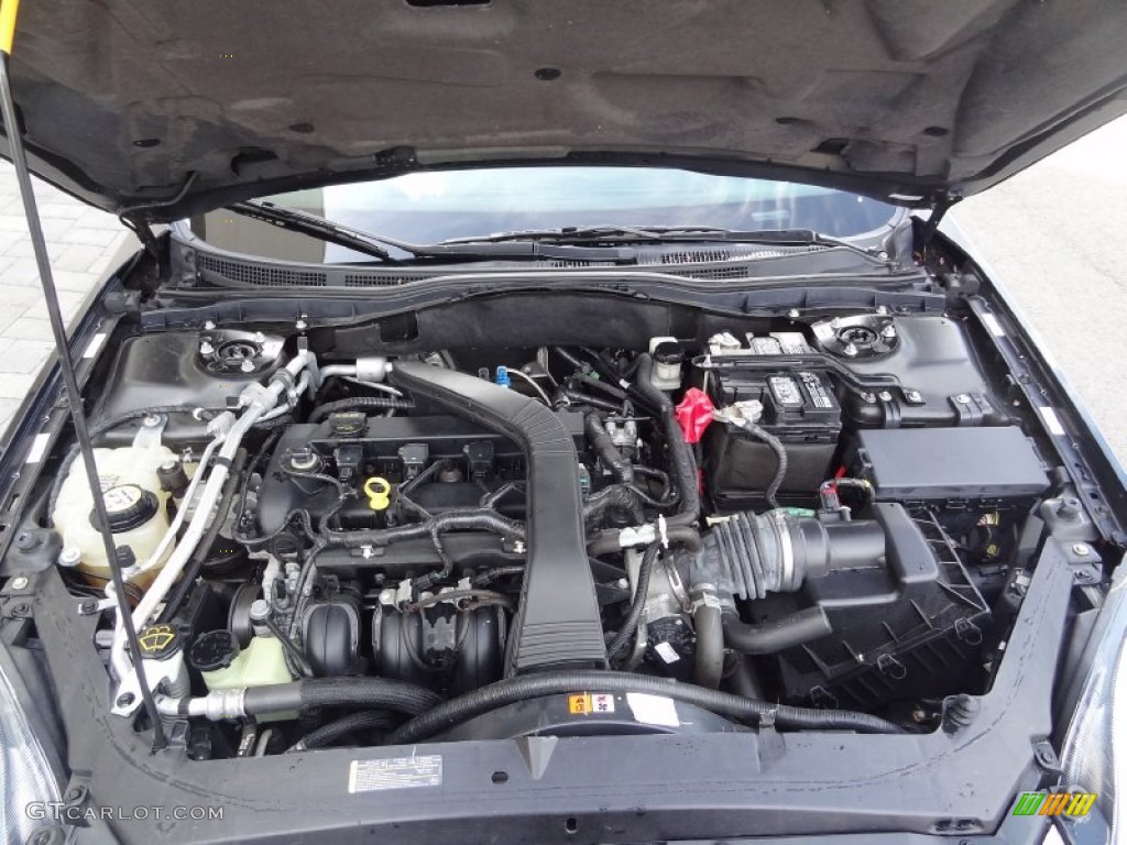 2009 Ford Fusion SE Blue Suede Engine Photos