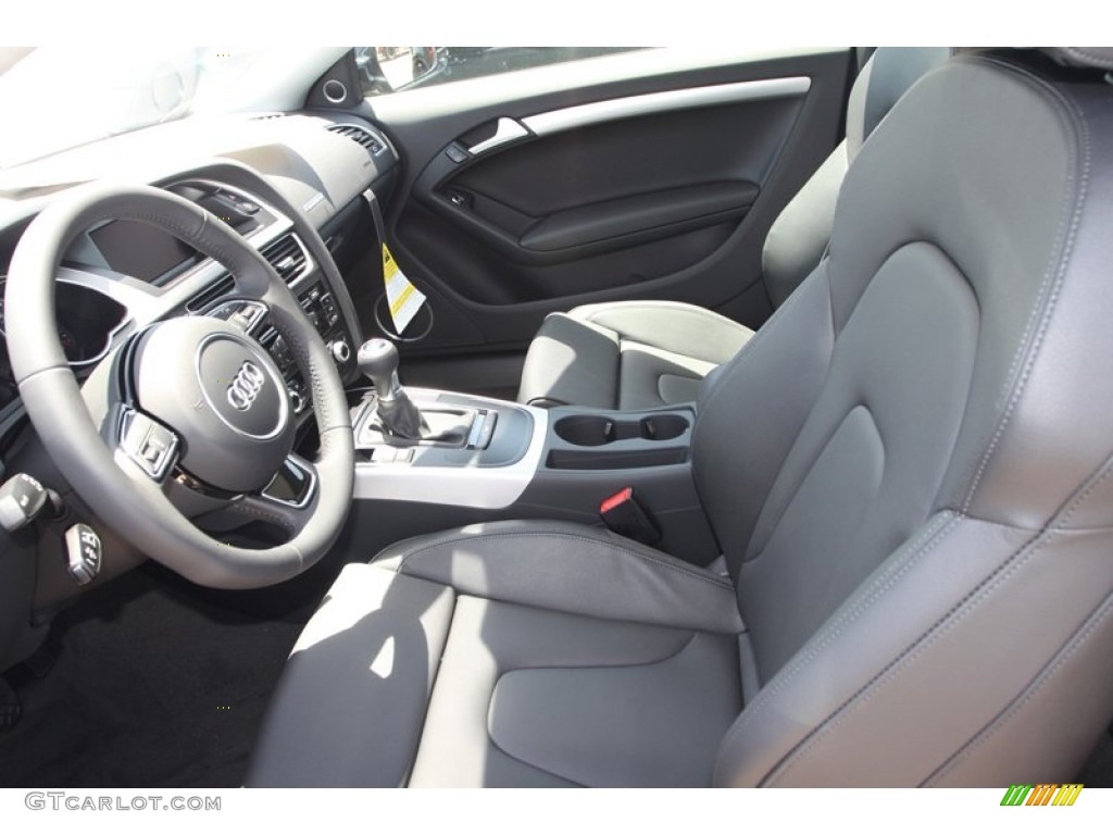 Black Interior 2013 Audi A5 2.0T quattro Coupe Photo #80743460