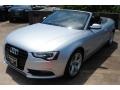 Ice Silver Metallic - A5 2.0T quattro Cabriolet Photo No. 3