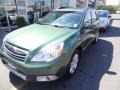 2010 Cypress Green Pearl Subaru Outback 2.5i Limited Wagon  photo #1