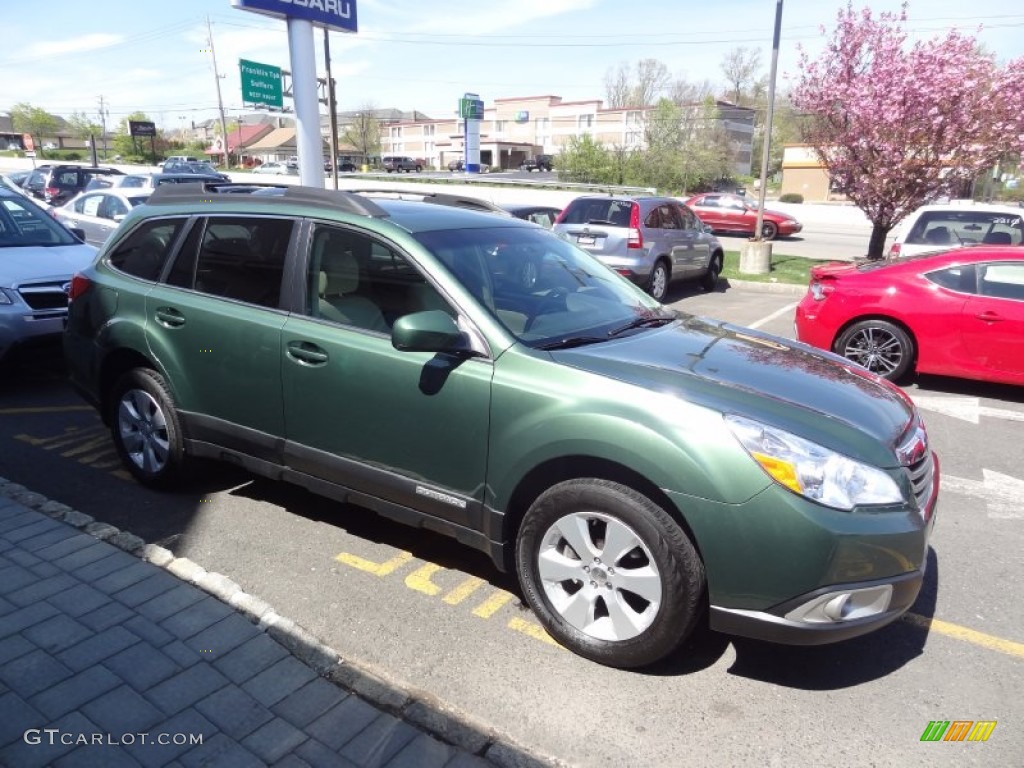 Cypress Green Pearl 2010 Subaru Outback 2.5i Limited Wagon Exterior Photo #80745658