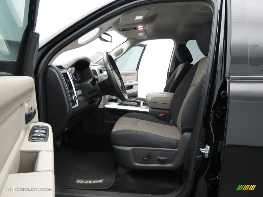 2012 Ram 1500 Lone Star Crew Cab - Black / Dark Slate Gray/Medium Graystone photo #12