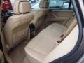 2011 BMW X5 Sand Beige Interior Rear Seat Photo