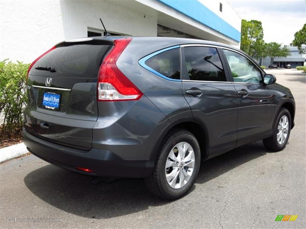 2013 CR-V EX - Polished Metal Metallic / Gray photo #3