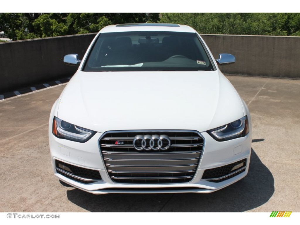 2013 S4 3.0T quattro Sedan - Ibis White / Black photo #2