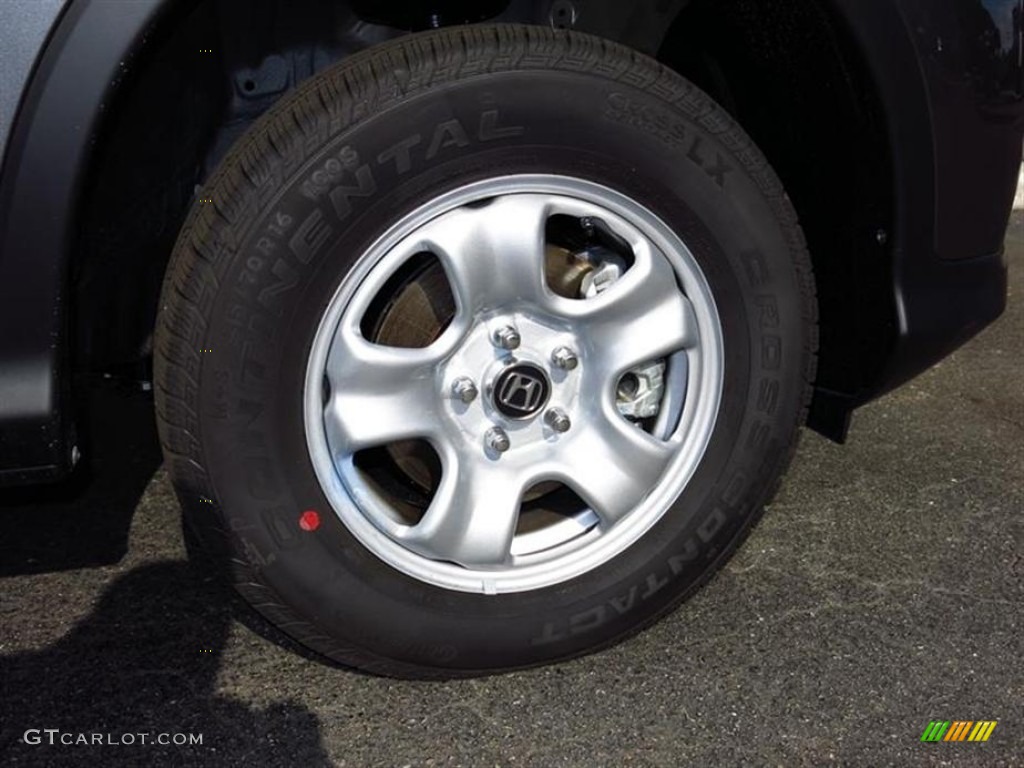 2013 CR-V LX AWD - Polished Metal Metallic / Gray photo #4