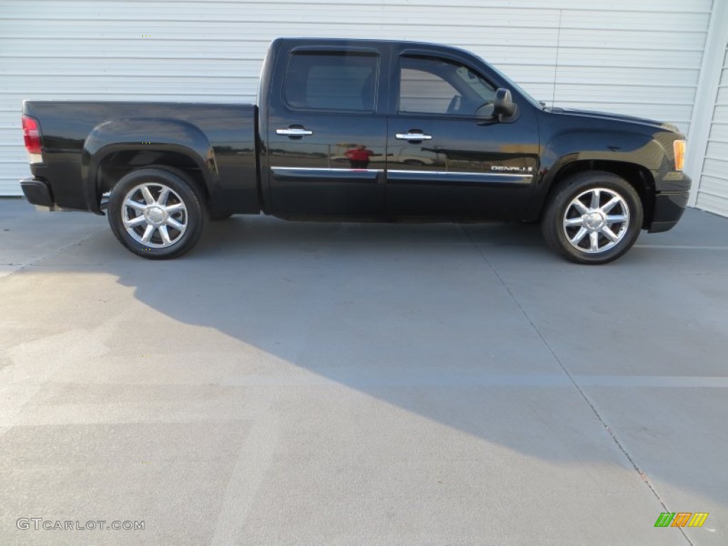 2009 Sierra 1500 Denali Crew Cab AWD - Onyx Black / Ebony photo #3