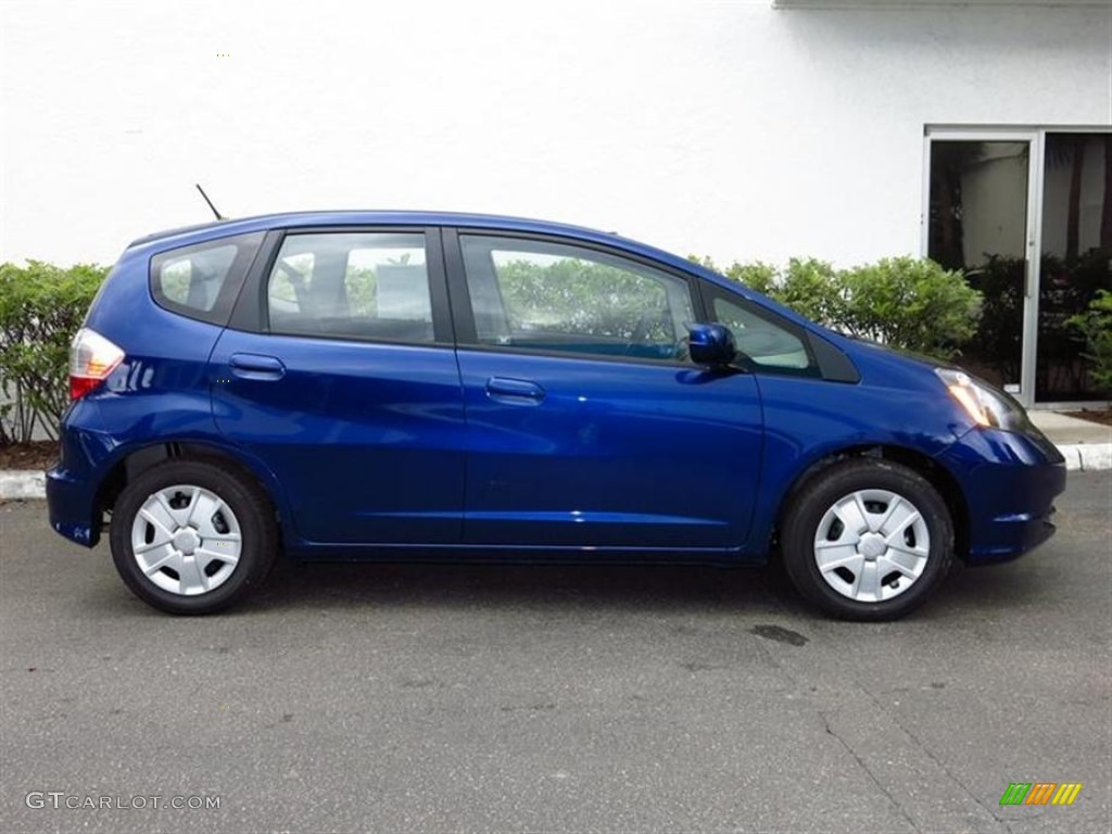 Vortex Blue Pearl 2013 Honda Fit Standard Fit Model Exterior Photo #80751249