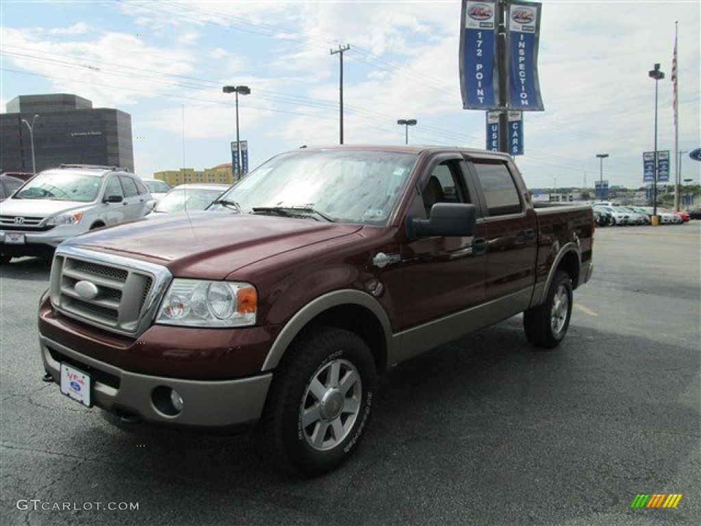 2006 F150 King Ranch SuperCrew 4x4 - Dark Copper Metallic / Castano Brown Leather photo #5
